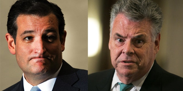 Ted Cruz (R-Texas) and Peter King (R-NY)