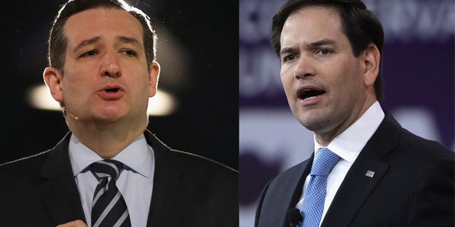 Left: Sen. Ted Cruz. Right: Sen. Marco Rubio. (Photos: Getty Images)
