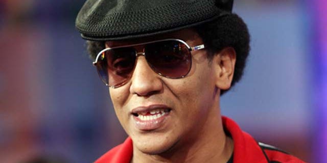 Oct. 2, 2007: Singer Tego Calderón appears onstage during MTV's TRL at the MTV Times Square Studios in New York City.