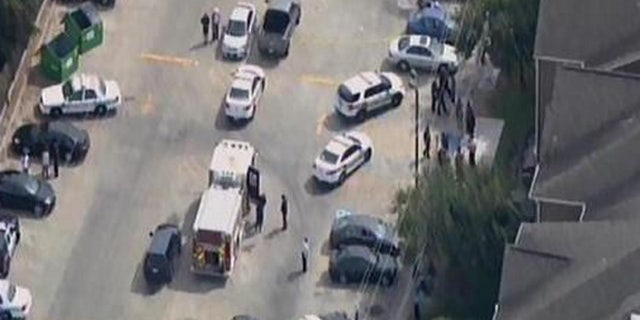 Houston authorities respond to a deadly shooting on the campus of Texas Southern University.
