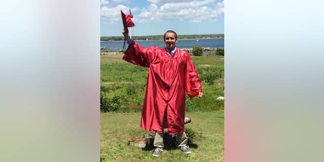 Conrad Roy celebrating his high school graduation in 2014.