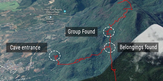 The British Cave Rescue Council, which has members taking part in the rescue operation, estimates that the group are around 1.2 miles into the cave and around 0.6 miles below the surface. But other estimates put the boys as far as 2.5 miles into the caves