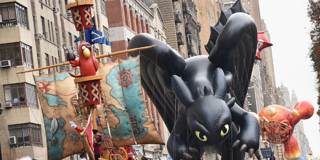 'Toothless' of How To Train Your Dragon balloon during last year's Thanksgiving Day Parade.