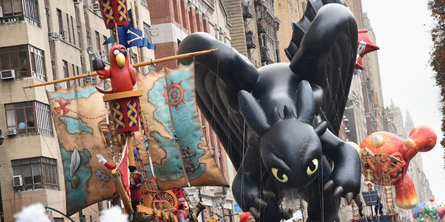 'Toothless' of How To Train Your Dragon balloon during last year's Thanksgiving Day Parade.