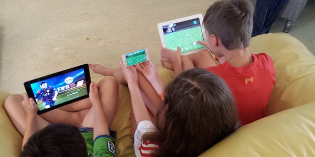 Children enjoying FIFA 2015. (Photo: Ben Evansky/Fox News Latino)