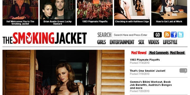 Playboy has launched a safe-for-work website called TheSmokingJacket.com, which will contain none of the nudity that Playboy is known for.
