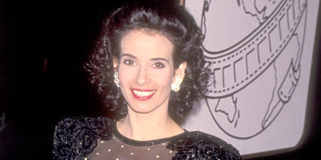 Theresa Saldana at the Golden Globe Awards on January 22, 1994 in Beverly Hills, California.