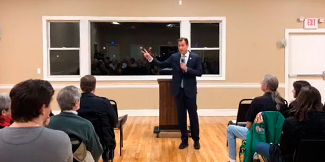 New York Democratic Rep. Tom Suozzi made the "Second Amendment" comment about Trump during a March 12 town hall meeting.