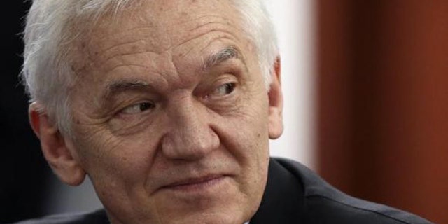 May 24, 2014: Businessman Gennady Timchenko attends a session of the St. Petersburg International Economic Forum. (Reuters/Sergei Karpukhin)
