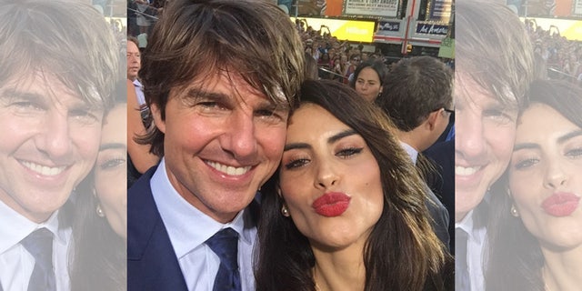 Tom Cruise and Univision reporter Jessica Cediel