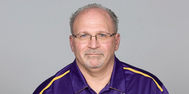 Tony Sparano was entering his third season as Minnesota Vikings offensive line coach.