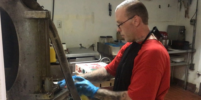 Welch at work.
