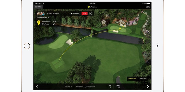 Track app fairway view.