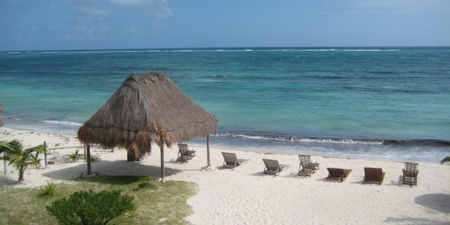 This December 2011 photo shows the beach at the Mayan Garden Inn near Majahual in Costa Maya, Mexico. This region of Mexico is located on the coast of the Western Caribbean, south of Cancun and the Riviera Maya. (AP Photo/Kim Curtis)