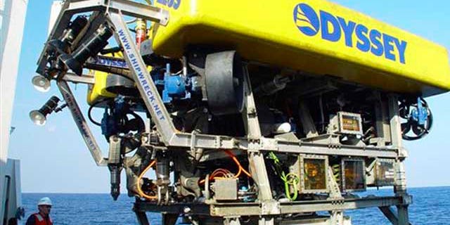 FILE : The Odyssey Explorer's 8-ton Remotely Operated Vehicle (ROV) ZEUS, is seen.