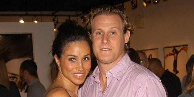Meghan Markle with now ex-husband Trevor Engelson during happier times.
