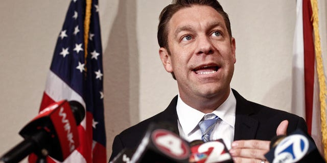 Congressman Trey Radel at his Cape Coral office on Thursday Dec. 19, 2013.