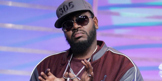 NEW YORK - DECEMBER 18: Rapper Trick Daddy makes an appearance on BET's "106 & Park" on December 18, 2006 in New York City. (Photo by Peter Kramer/Getty Images)