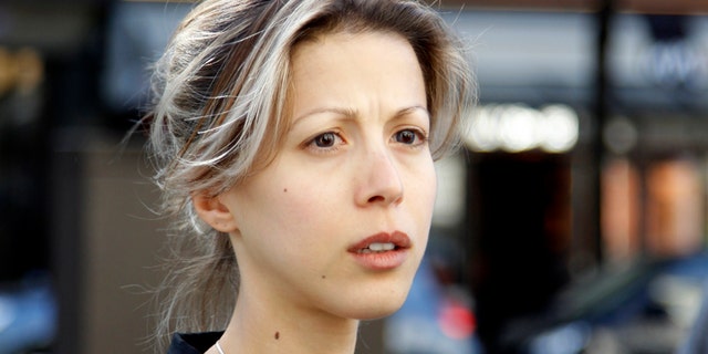 May 17, 2011: French writer Tristane Banon leaves the office of her lawyer David Koubbi in Paris.