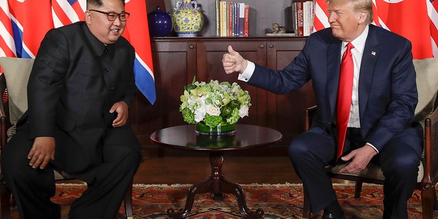 Trump and Kim in Singapore