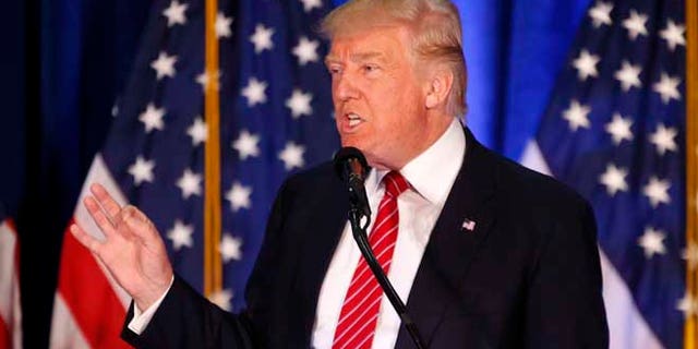 Republican presidential nominee Donald Trump