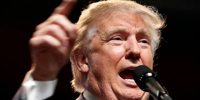 In this photo taken May 5, 2016, Republican presidential candidate Donald Trump speaks in Charleston, W. Va. There's no cheering at the White House for Donald Trump, but his ascent as the presumptive Republican nominee means a few of President Barack Obama's key achievements could be more likely to survive after he leaves office. (AP Photo/Steve Helber)