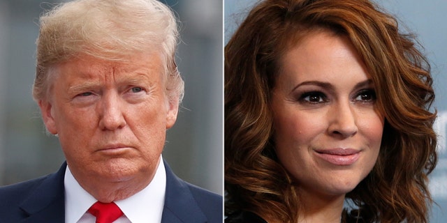 Alyssa Milano slammed President Trump following a report that U.S. officials were opposed to a pro-breastfeeding measure at the U.N.-tied World Health Assembly.
