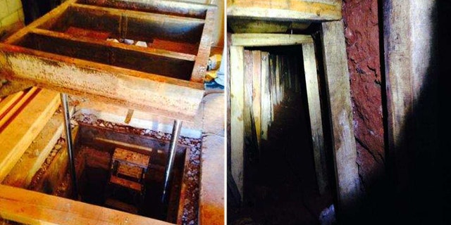 In February of 2015, agents discovered a sophisticated border tunnel the length of three football fields in the town of Naco, Arizona. The tunnel was outfitted with wooden supports and a cement shaft with a hydraulic lift.