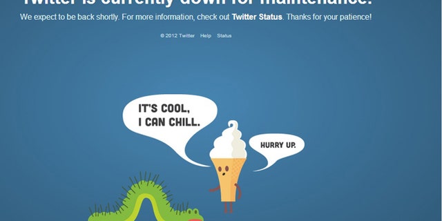 The website for Twitter is down.