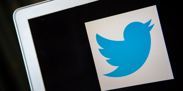 A portrait of the Twitter logo in Ventura, California December 21, 2013.
