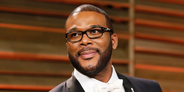 Director Tyler Perry arrives at the 2014 Vanity Fair Oscars Party in West Hollywood, California March 2, 2014.