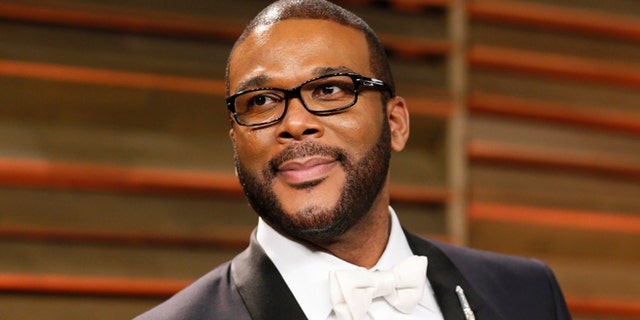 Director Tyler Perry arrives at the 2014 Vanity Fair Oscars Party in West Hollywood, California March 2, 2014.