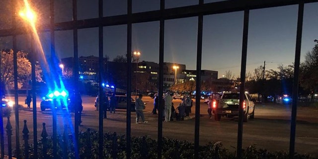 Police in Alabama said a gunman opened fire at the UAB Highlands hospital in Birmingham on Wednesday night, leaving two employees wounded.