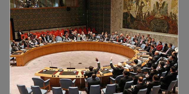 Dec. 24, 2013 - FILE photo of members of the United Nations Security Council at UN headquarters in New York.