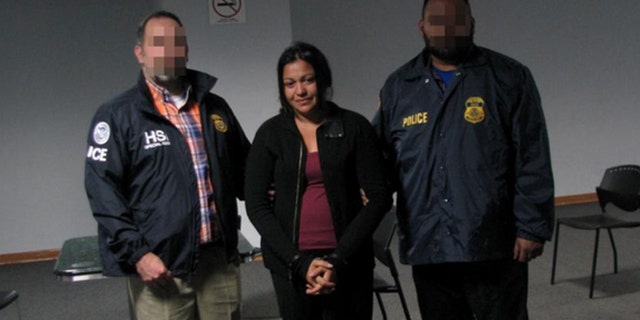 Rosa Astrid Umanzor-López before being extradited to the U.S.