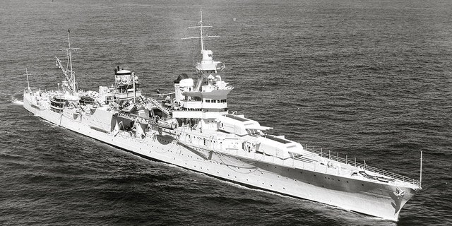 The USS Indianapolis in 1939.