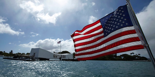 File photo - A view of the USS Arizona Memorial during the 50th anniversary ceremony at the World War II Valor in the Pacific National Monument in Honolulu, Hawaii May 27, 2012.