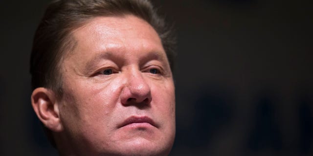 June 27, 2014 - Russian state-run natural giant Gazprom CEO Alexei Miller attends an annual shareholders meeting in the Gazprom headquarters in Moscow, Russia. Gazprom halted supplies to Ukraine last week amid a dispute over Ukraines mounting debts, raising fears of disruption in Russian gas supplies to Europe.