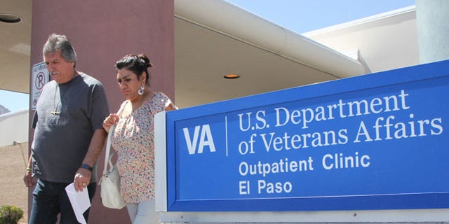 June 9, 2014: David and Marianne Trujillo exit the Vetaran Affairs facility in El Paso, Texas.