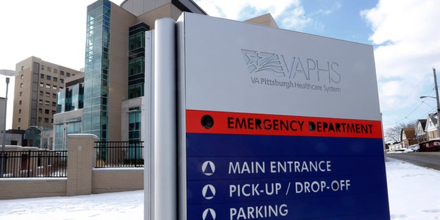 FILE: Feb. 6, 2013: One of two Veterans Affairs hospital in Pittsburgh in which veterans fell ill from Legionnaires’ disease. Pittsburgh, Pa.