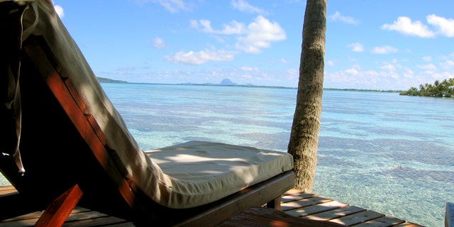 A view of Tahiti in the Pacific from Vahine Island resort. A new study shows that despite concerns about rising sea levels, many Pacific islands are actually growing.