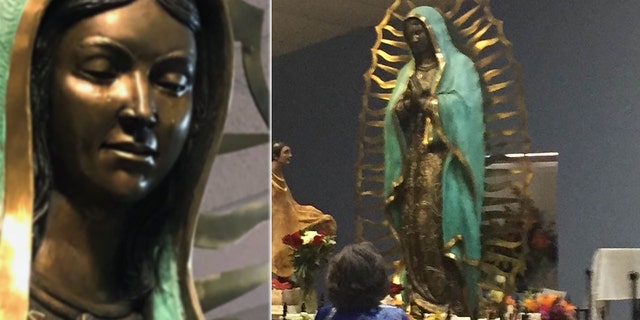 A sculpture of the Virgin Mary that appeared to be crying at the Our Lady of Guadalupe Catholic Church in Hobbs in New Mexico is being investigated after it was determined her tears were olive oil.