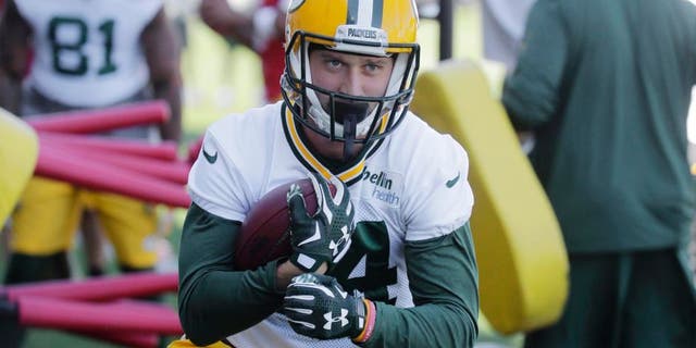 Tuesday, June 16: The Green Bay Packers' Jared Abbrederis, a former Badger, runs a drill during minicamp in Green Bay, Wis.