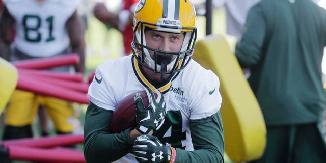 Tuesday, June 16: The Green Bay Packers' Jared Abbrederis, a former Badger, runs a drill during minicamp in Green Bay, Wis.