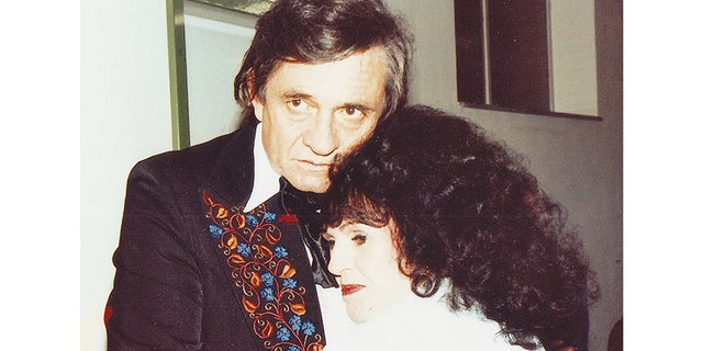Wanda Jackson with Johnny Cash.