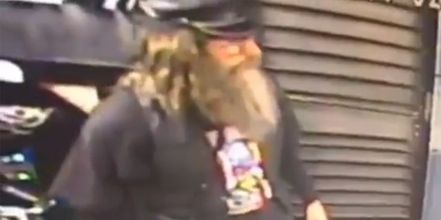 Sacha Baron Cohen in disguise trying to trick a gun store owner.