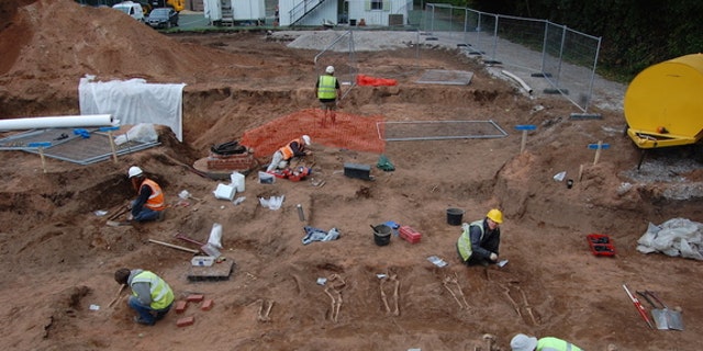 Archaeologists found the shallow graves during a construction project in August. The graves are relatively shallow — just about 1.6 feet (0.5 meters) below ground.