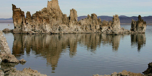 FILE: This photo shows tufa towers in Mono Lake near Lee Vining, Calif.