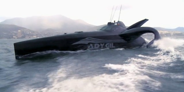 The ship Ady Gil is featured on an episode of "Whale Wars."