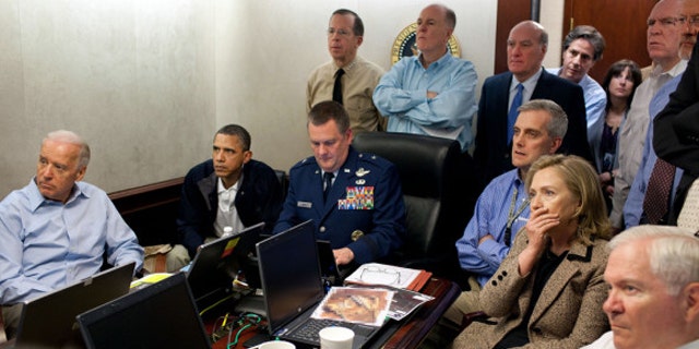Top-level officials get updated on the status of the mission to kill Usama bin Laden